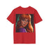 Mysterysolving Fashionista Daphne Tee in Charcoal, size S. Cotton Crewneck.