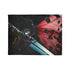 Cyborg Butterfly Perched on Sword Plush Fleece Throw Blanket
