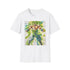Charcoal cotton T-shirt featuring dynamic Broly Super Saiyan graphic