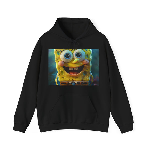 Vibrant Spongebob Hoodie featuring iconic cartoon character design.