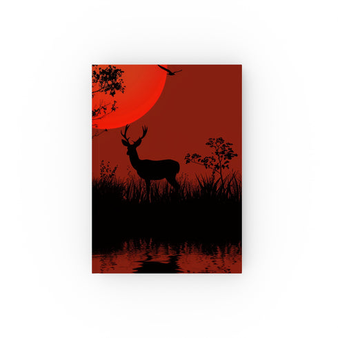 Explore the serene Heart of the Forest with this deer journal - perfect for nature walks and reflections. High-quality and stylish. Great gift!