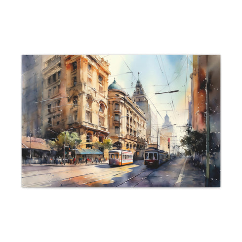 Melbourne Cityscape Canvas | Canvas | Art & Wall Decor, Canvas, Fall Picks, Hanging Hardware, Home & Living, Indoor, Top Spring Products, Valentines Day promotion | Prints with Passion