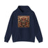 Soul Connection Tribal Totem Hoodie in Navy - Unisex Regular Fit