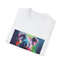 Watercolor koala T-shirt in charcoal soft cotton with a crew neck
