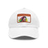 McConaughey Neon Dreams Cap in White with Light Brown Patch