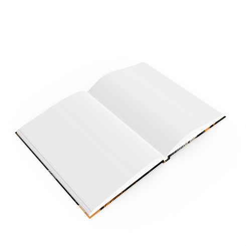 Stylish Hard Backed Journal for Planning - Personalized 5.2 x 7.4 notebook with 128 pages. Choose ruled, graph, or blank paper. Perfect for all seasons and makes a great gift. Quality material.