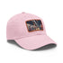 New York City Subway Watercolor Baseball Cap White Light Brown.