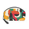 Colorful Abstract Revolution Makeup Bag with bold sublimation print.