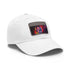 Atomic Dreams Neon Baseball Cap in White with Light Brown Patch