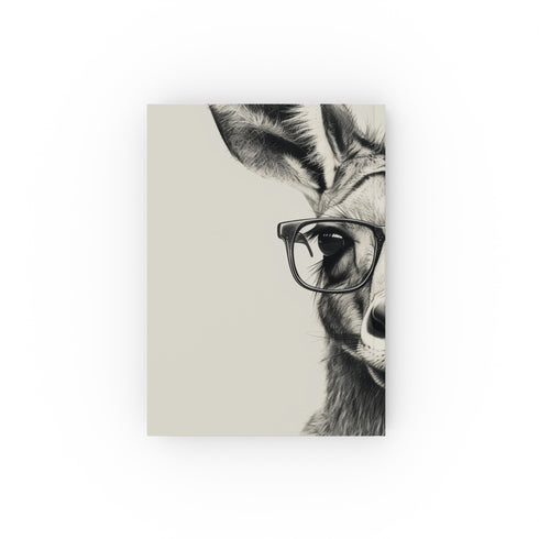 Roo Vibes Hipster's Outback Journal - Trendy kangaroo cover, perfect for jotting thoughts or sketching, high-quality material, makes a great gift
