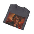 Anakin Skywalker charcoal T-shirt with vibrant portrait capturing transformation journey