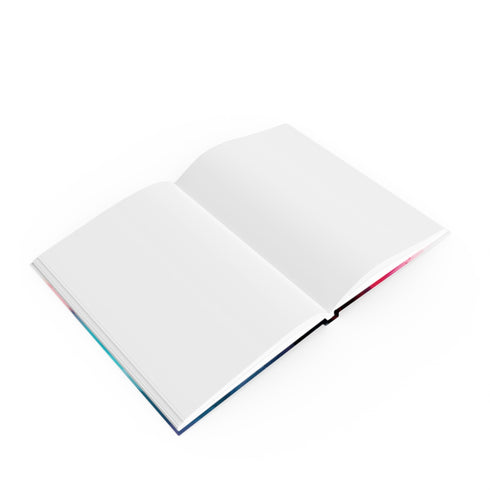 Cooper's Glow Neon Fan Journal - Vibrant watercolor portrait of Bradley Cooper, perfect for movie buffs and fans of his work!