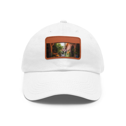 Colorful Marrakech Mosaic baseball cap with unique design inspired by markets.