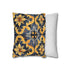 Mediterranean Artisan Ceramic Tiles Seamless Square Cushion Cover - View 2 | Prints With Passion