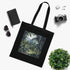 Vibrant Congo Rainforest Canopy Cotton Tote Bag Black Variant