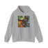 Swimming Baby Turtles Hoodie in Navy for Men and Women