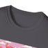 Charcoal Flamingo graphic tee soft breathable cotton crew neck regular fit