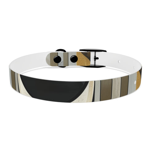 Chic Canine Couture Abstract Collar M Black Onyx for stylish pups.