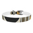 Chic Canine Couture Abstract Collar M Black Onyx for stylish pups.
