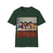 Iconic Friends cast tee in charcoal cotton for summer wardrobe essential.
