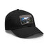 White cotton baseball cap with Angel Falls image patch.