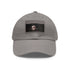 Affleck's Signature Style Cotton Hat in White with Light Brown Patch