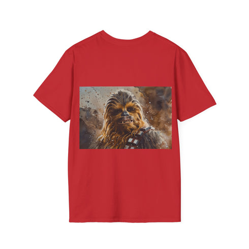 Fierce & fun Chewbacca watercolor tee - Charcoal, Regular fit T-shirt