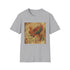 Mythical phoenix rising graphic t-shirt in charcoal, regular fit.