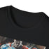 "Superman logo charcoal cotton t-shirt, regular fit for men and women"