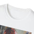 Charcoal Spider-Man painting T-shirt with vibrant colors and soft cotton texture