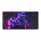 Cyberpunk Neon Armor Knight Sci-Fi Gaming XXL Extended Desk Mat - View 1 | Prints With Passion