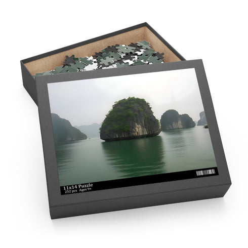 Halong Bay Vietnamese Landscape Puzzle with 120 pieces nature scene.