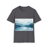 Alaska Beauty Watercolor Tee in Charcoal, size S.