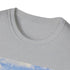 Retro camper van graphic on charcoal cotton T-shirt ideal for coastal adventures
