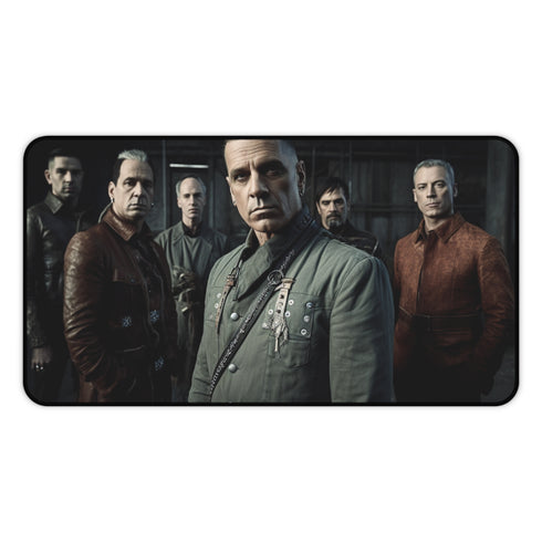 Rammstein Desk Mat Collection - Metal band logo and imagery desk pad, perfect for stylish workspaces