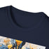 Wolverine Navy T-Shirt, Regular Fit, Crew Neck, Summer Marvel Fashion.