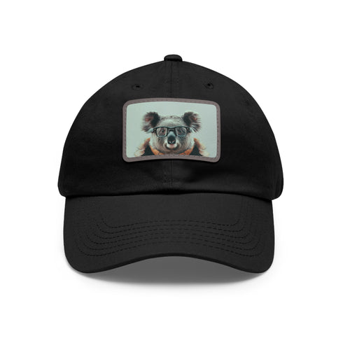 Kowala Cool Cat Cap in White with Light Brown Patch.