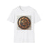 Charcoal regular fit steampunk t-shirt with intricate clockwork gears and cogs design