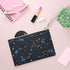 Celestial inspired clutch bag with Constellation Stars all-over print design.
