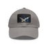 Brave and Bonnie Scotland Flag Cap in White with Light Brown Patch