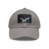 Brave Scottish Flag Cap in White with Light Brown Patch.