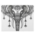 Elegant mandala elephant jigsaw puzzle for relaxation and mindfulness seekers.