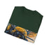 Vibrant watercolor bumblebee tee in charcoal, perfect for nature lovers.