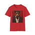 Scarface portrait charcoal cotton t-shirt, crew neck, DTG printed.