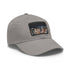 Neon Nights Vegas Baseball Cap in White with Light Brown Patch