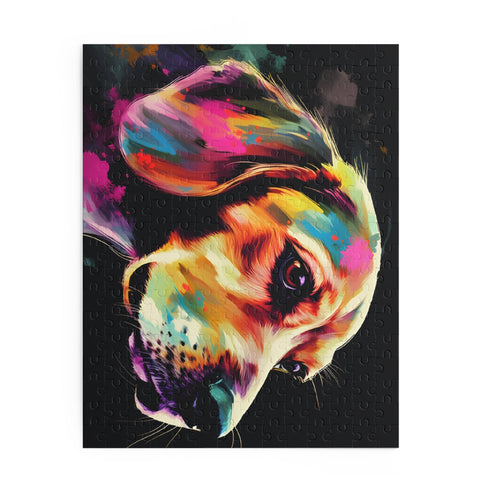 Charming Beagle Bliss puzzle for dog lovers - 120 pieces.