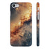 Galactic Beauty phone case with cosmic art design for iPhone.