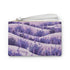 Lavender Fields Floral Clutch | Clutch Bags | Accessories, All Over Print, AOP, Assembled in the USA, Assembled in USA, Bags, Made in the USA, Made in USA, Vegan | Prints with Passion