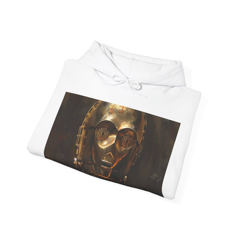 Star Wars C-3PO hoodie in Navy with iconic protocol droid design
