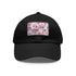 Cherry Blossom Dreams 3D Seamless Baseball Cap in White/Light Brown Rectangle Shape